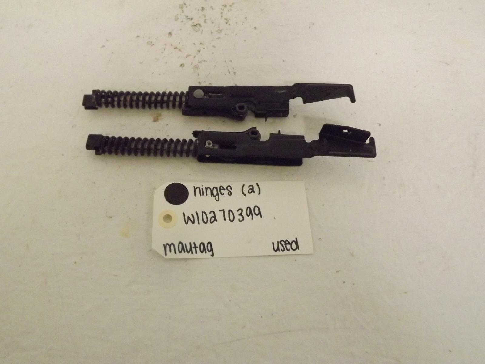 Maytag Washer W10270399 Hinges Used Maytag Washer W10270399 Hinges Used